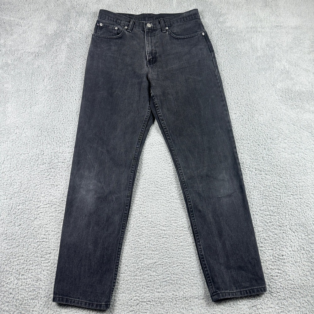Polo Jeans Co Ralph Lauren Relaxed Jeans Womens 8x31 (Fits 28x29) Black Straight
